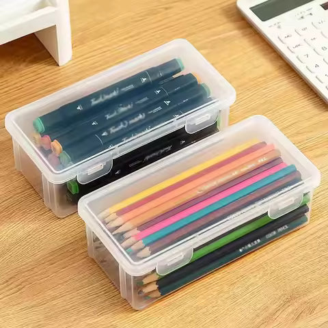 Desktop Pen and Stationery Organizer - Large-Capacity Storage Box