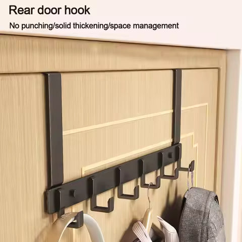 Over-the-Door Hook Organizer - 6-Hook Rack